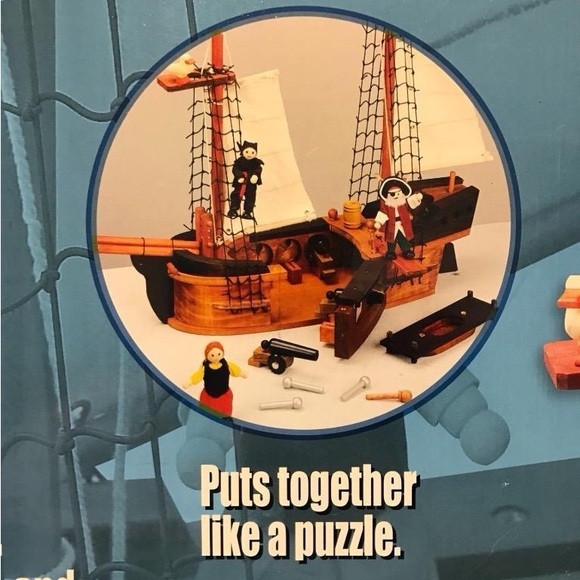 Captain Jacks Cove The Scout Pirate Ship toy set Jake Black Momma Rose Mock new - Picture 16 of 16